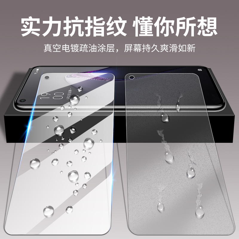 适用OPPOReno8钢化膜reno8pro十手机膜oppo+opooreno85g新款poopreno全屏opp0pp0ppo0pporeno黑边ooporeno5g - 图2