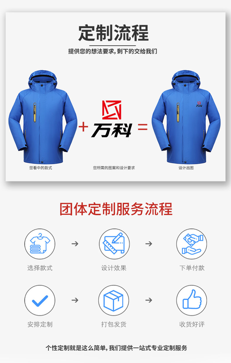 反光系户外秋冬冲锋衣男潮牌一体加绒加厚防风防水印logo-图0