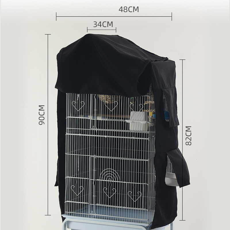 鸟笼罩衣挡风防寒保暖冬天玄凤笼子笼衣笼罩鸟罩套子罩子四季专用-图2