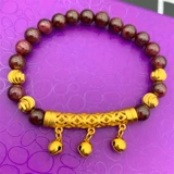 Золотая изогнутая трубка, бамбуковые аксессуары, ручка, браслет, ожерелье, подвеска, «сделай сам», не выцветает