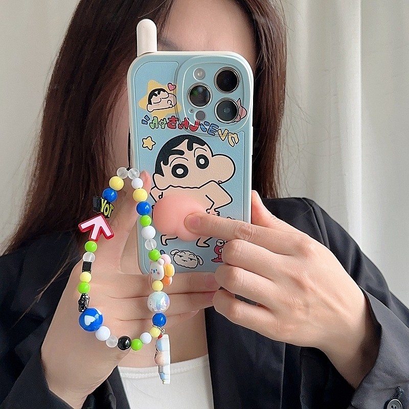 可爱蜡笔小新适用iPhone16苹果17手机壳15pro max保护壳女14plus创意转转15个性软壳11全包12硅胶13减压发泄,淘宝优惠券,粉丝福利购,淘宝优惠卷