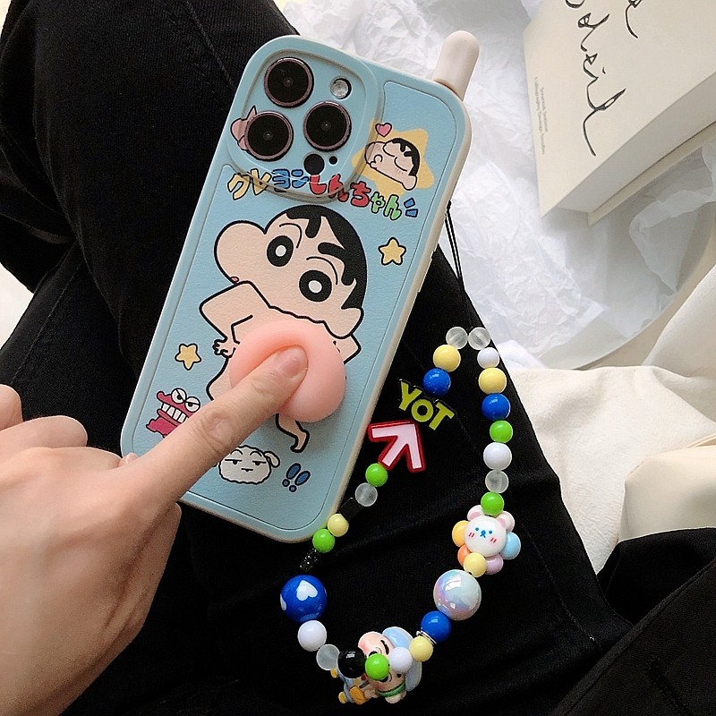 可爱蜡笔小新适用iPhone16苹果17手机壳15pro max保护壳女14plus创意转转15个性软壳11全包12硅胶13减压发泄,淘宝优惠券,粉丝福利购,淘宝优惠卷