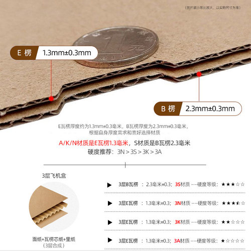 100个/组 t2飞机盒纸箱纸盒子快递包装盒打包盒发盒牛皮纸盒批发 - 图1