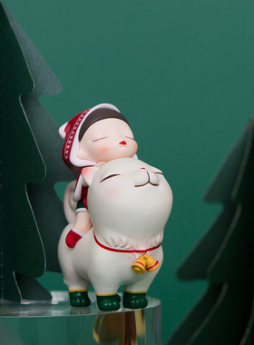 白夜童话圣诞节手办生日创意公仔