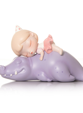 白夜童话骑士晓欧可爱风礼物摆件