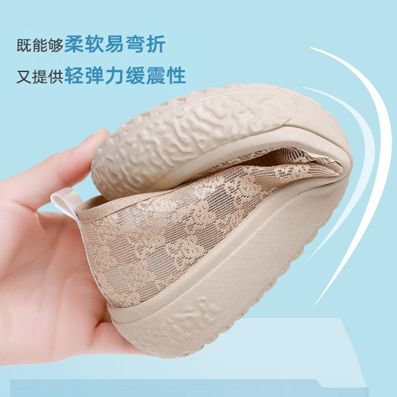 渔夫鞋子女夏季新款老北京布鞋女网鞋一脚蹬网面镂空透气帆布鞋女,淘宝优惠券,粉丝福利购,淘宝优惠卷