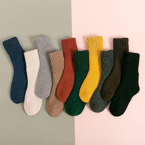 Women Thermal Sleep Sock Winter Crew Boot Socks men Christma - 图2