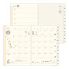 Japanese midori 2027 pocket notebook, portable Japanese style, cute inner pages, schedule, monthly notes, and weekly notes