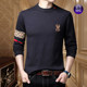 Woodpecker Wool Round Neck Trendy Brand Base Sweater Men