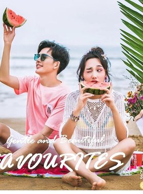 仿真西瓜块模型影楼儿童拍摄道具