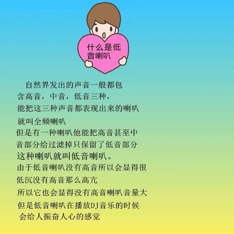 低音3寸30瓦4欧扬声器 音响音箱大功率30W橡胶边喇叭低音小钢炮