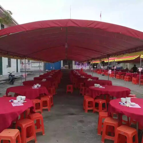 婚庆帐篷红白喜事帐篷 婚宴酒席帐篷红白棚定制家用简易折叠帐篷 - 图2