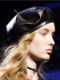 Painter hat d family lambskin European and American sheepskin beret
