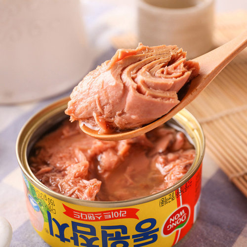 韩国进口东远金枪鱼罐头油浸吞拿鱼海鲜罐头食品寿司饭团沙拉食材 - 图1
