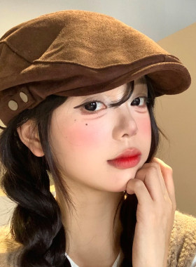 美拉德复古前进帽女日系