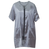 Комбинезон для стрижки волос, холодная завивка, накидка, водонепроницаемый фартук, нагрудник, короткий рукав