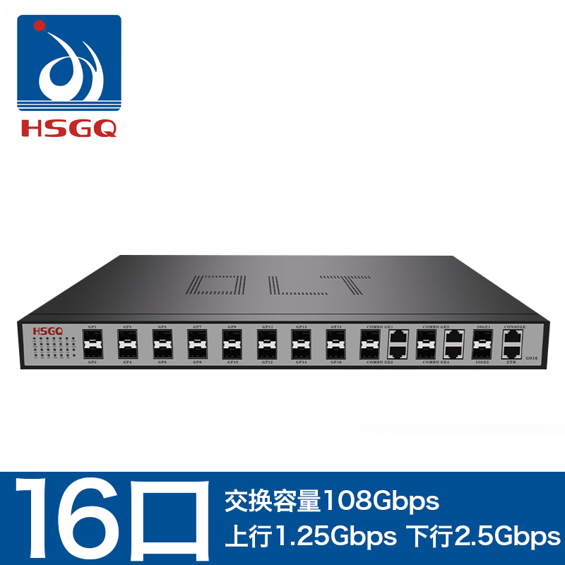 鸿升光HSGQ新款4口GPON OLT光纤设备万兆上联光口运营商大型网络FTTH全光组网8口16口兼容多品牌PON设备 - 图1