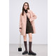 Betu Baitu mid-length double-sided woolen coat for age reduction, sweet lapel, large pockets, double-breasted woolen coat