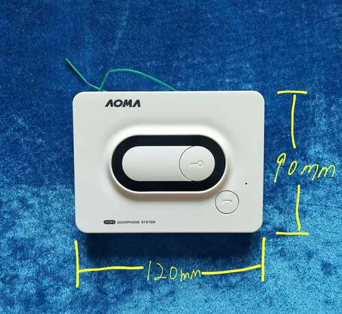 奥马AOMA楼宇对讲分户家用小区2202A非可视分机 对讲免提室内门铃 - 图2