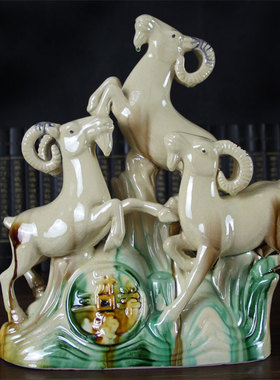 酒店样板间服装店博物架复古中式