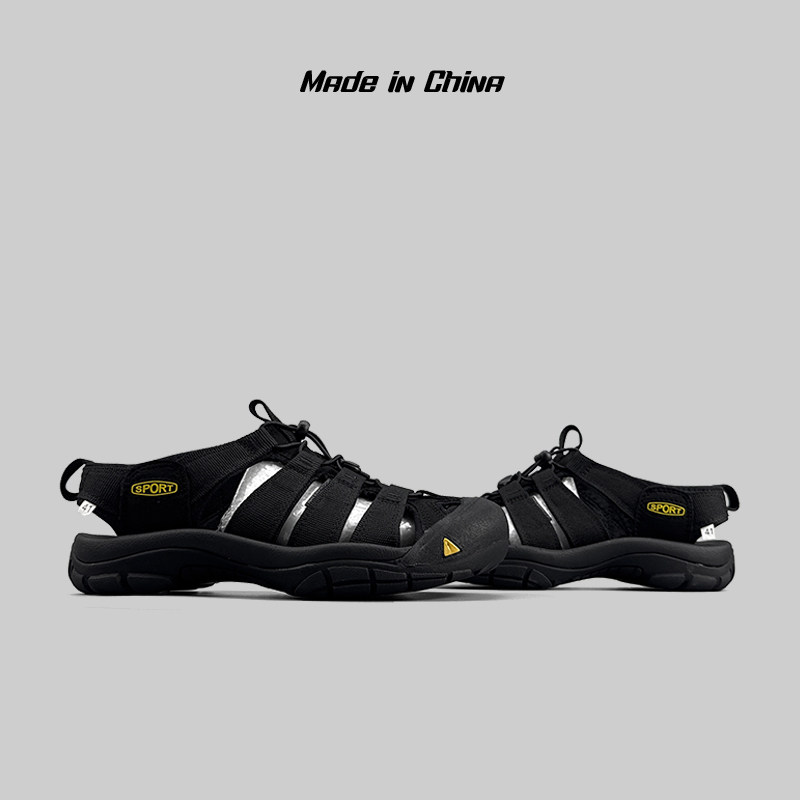 出口外贸男士大码休闲凉鞋夏季透气防臭沙滩鞋轻便舒适开车包头拖,淘宝优惠券,粉丝福利购,淘宝优惠卷