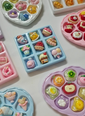 九宫格爱心八宫格树脂DIY套装