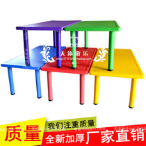 Kindergarten Special Table And Chairs Children Class Table And Chairs Kit Early Education Center Study Table Plastic Rectangular Table Drawing Table
