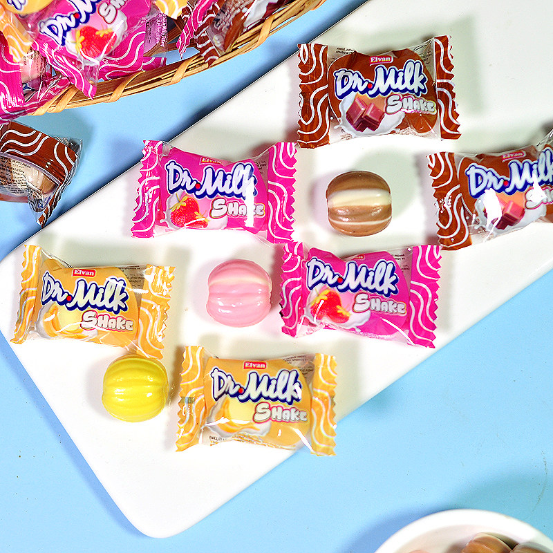 进口土耳其原装水果味什锦混合夹心果味牛奶糖喜糖婚庆年货零食品,淘宝优惠券,粉丝福利购,淘宝优惠卷