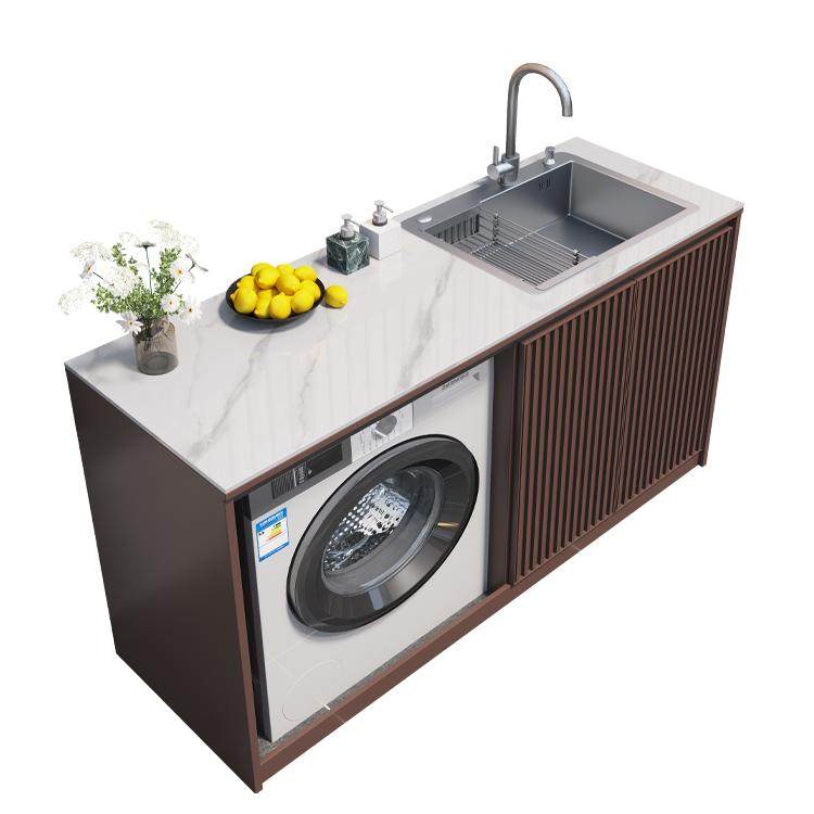 户外全铝合金岩板洗衣机一体柜室外花园别墅水槽防水防晒洗手台盆,淘宝优惠券,粉丝福利购,淘宝优惠卷