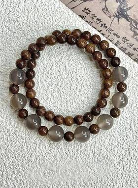 新中式复古手链古风小众设计感冷淡风国潮情侣闺蜜跑环手饰礼物