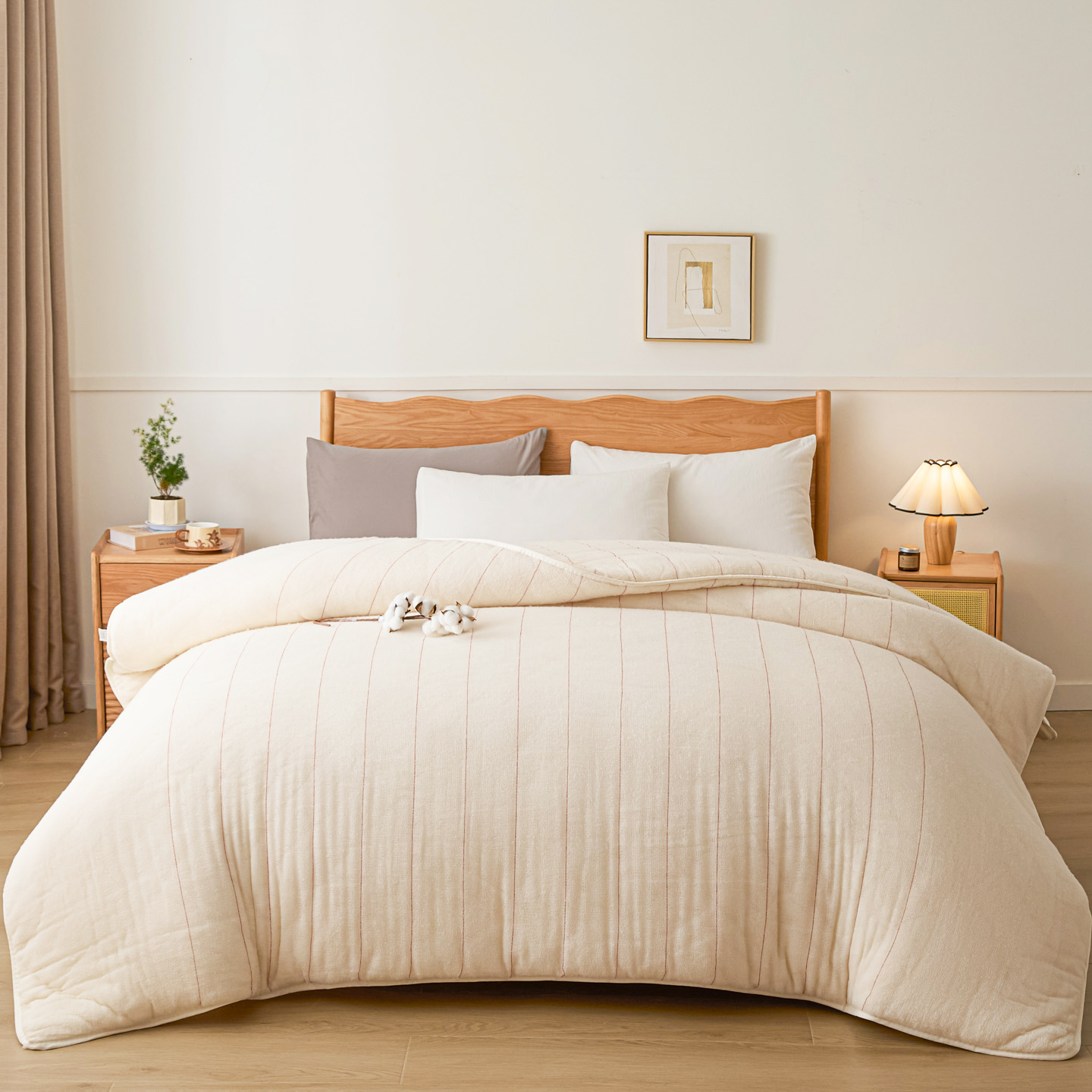 新疆长绒棉花被纯棉被子全棉被芯棉絮床垫被褥子加厚保暖春秋冬被