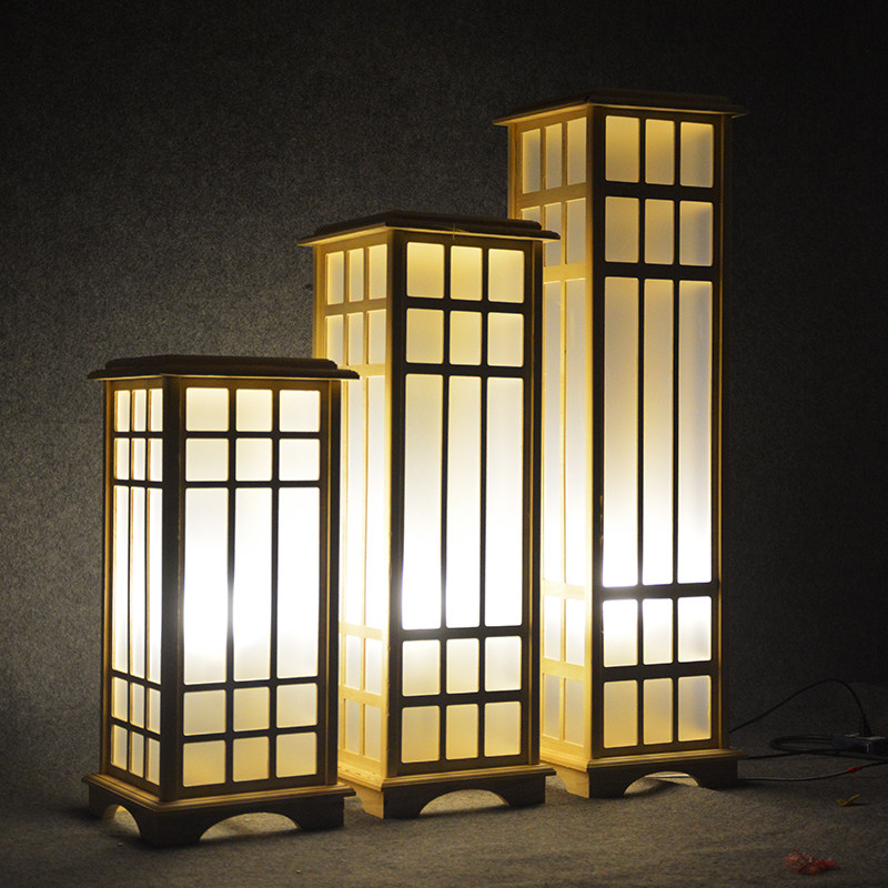 新款中式婚庆宫灯路引原木梅花方柱婚礼舞台T台现场布置道具摆件1,淘宝优惠券,粉丝福利购,淘宝优惠卷