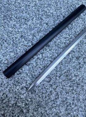 唐横刀直刃小剑实战对练棍刀带鞘居合道剑道儿童玩具刀剑未开刃