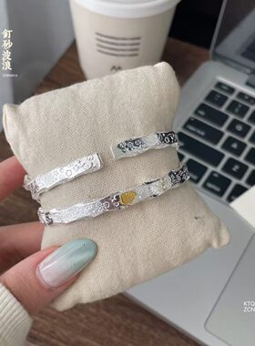 皓峰999足银KT猫开口手镯
