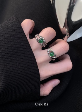 男女新中式小众戒指可调节大小