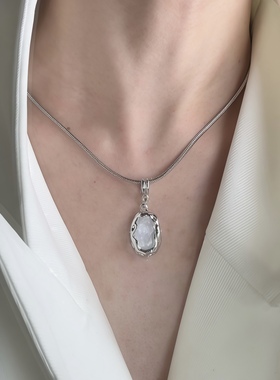 白月光元素项链男女小众设计