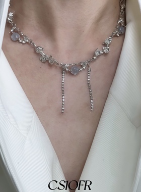 白月光元素项链男女小众设计