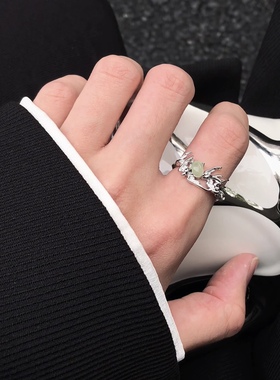 新中式绿光戒指男女戒指