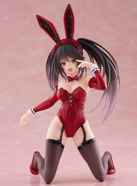 现货 约会大作战 兔女郎 夜刀神十香 时崎狂三 景品摆件动漫手办