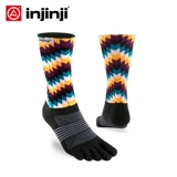 Иннлинджи носки пальцев длинные трубки густые на открытом воздухе от дороги женских носков -марафонских носков.