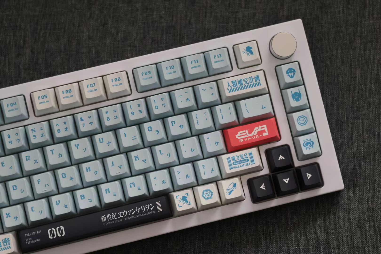 零号机键帽原厂高度pbt适配61/64/104/68/87/980客制化机械键盘帽 - 图2