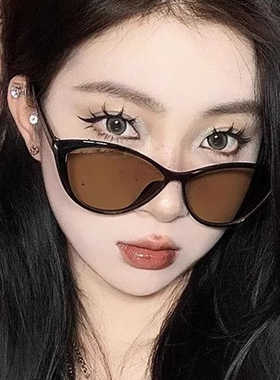 GM猫眼墨镜女美式辣妹眼镜高级感