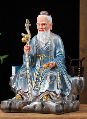 药王爷神像孙思邈树脂像体真身药王爷菩萨药店供奉药王爷神像摆件