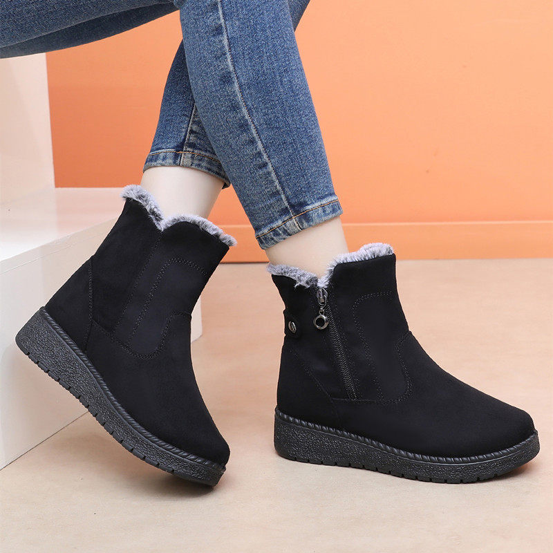 冬季高帮加绒女老北京布鞋女士加厚保暖妈妈鞋防滑耐磨大码女棉鞋,淘宝优惠券,粉丝福利购,淘宝优惠卷