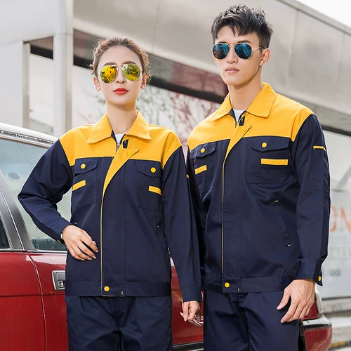 Рабочая одежда с длинной рабочей одеждой Установила индивидуальное ремонтное ремонт трудовой инженерная служба мужской и женской весной и осенни