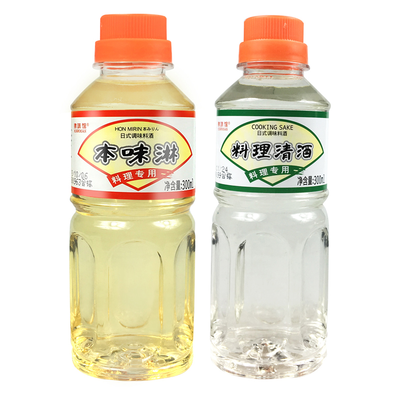 锦味馆料理清酒300ml+本味淋300ml日料调味料酒寿司调料-图3