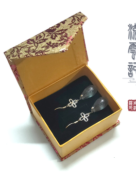 银耳环流云墨色汉服生日礼物cos