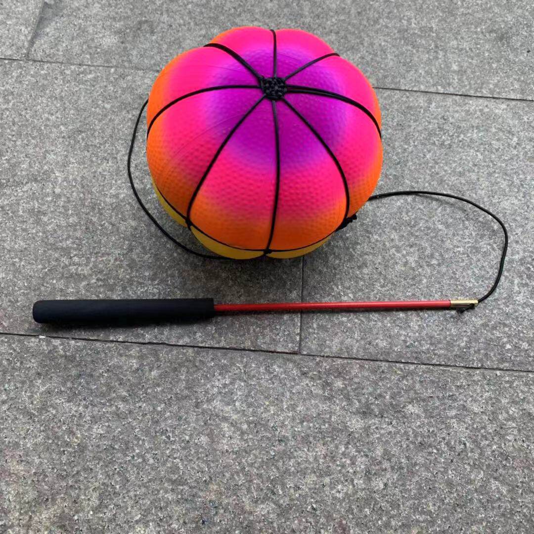 南瓜甩甩球南瓜球彩虹球儿童玩具中老健身球景区地摊广场热卖货源
