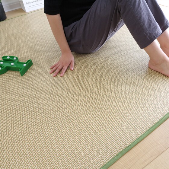 Rattan simple style bedroom floor covering four seasons play mat
