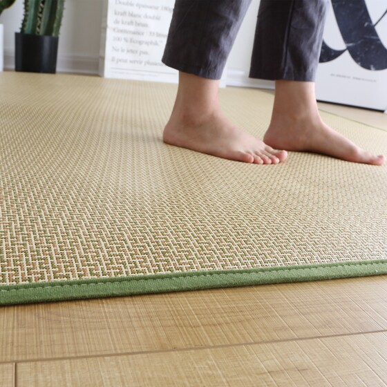 Rattan simple style bedroom floor covering four seasons play mat